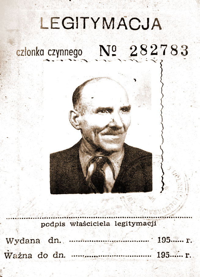 Bolesław Mencel (dokument udostępnił Remigiusz Maćkowiak)