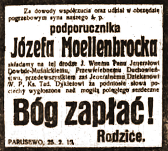 Dziennik Poznański nr 43 z dnia 21.02.1919