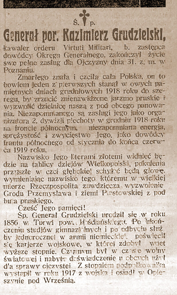 Kazimierz Grudzielski - Praca nr 15 z 10.04.1921 r.
