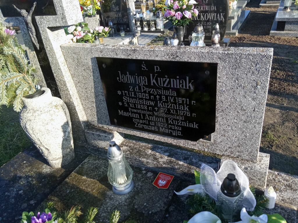Stanisław Kuźniak - cmentarz w Miłosławiu