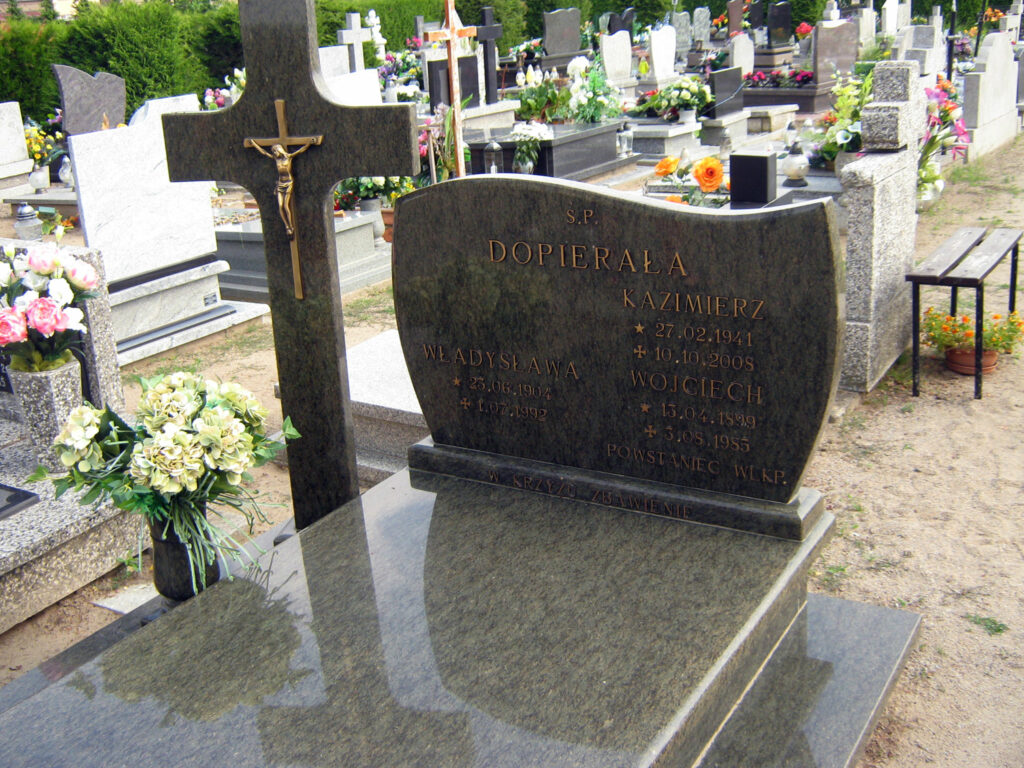 Wojciech Dopierała - cmentarz w Winnej Górze