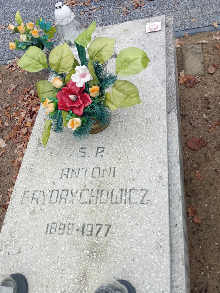 Antoni Frydrychowicz - cmentarz komunalny we Wrześni
(zdjęcie udostępnił Remigiusz Maćkowiak)
