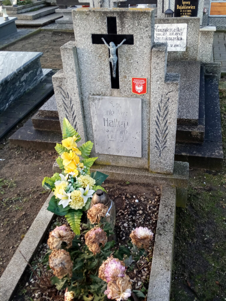 Bolesław Haller - cmentarz parafialny we Wrześni
(zdjęcie udostępnił Remigiusz Maćkowiak)