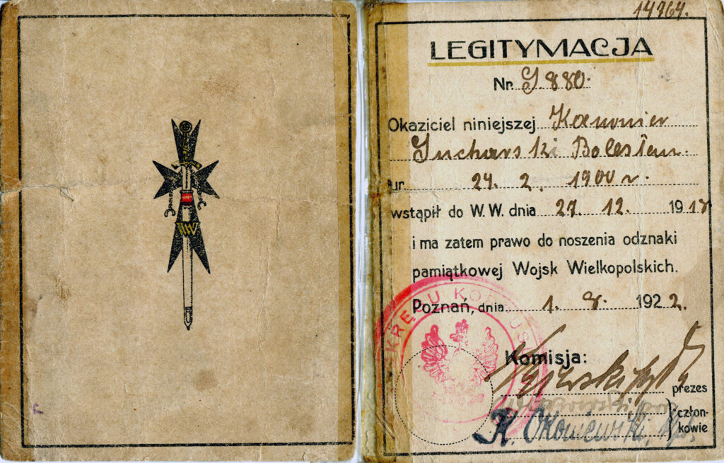 Bolesław Suchorski
(dokument udostępnił Remigiusz Maćkowiak)