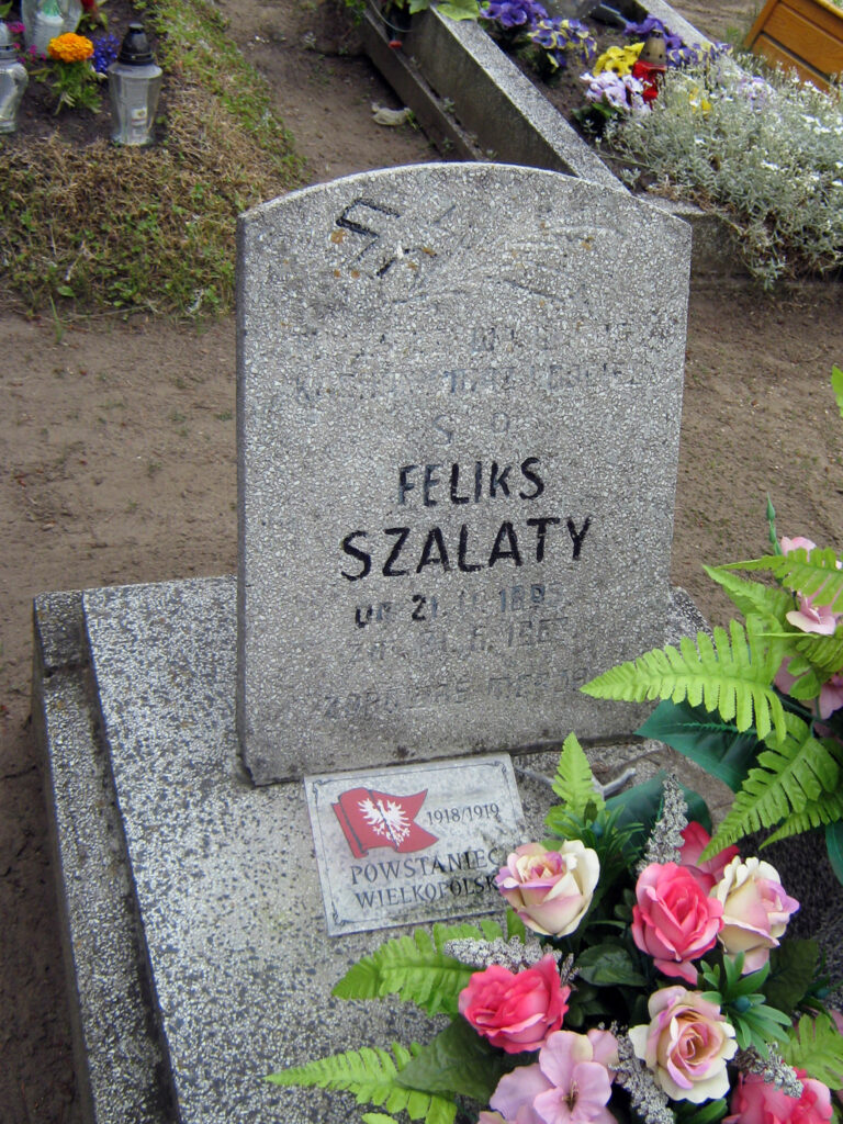 Feliks Szalaty - cmentarz w Graboszewie
(zdjęcie udostępnił Remigiusz Maćkowiak)