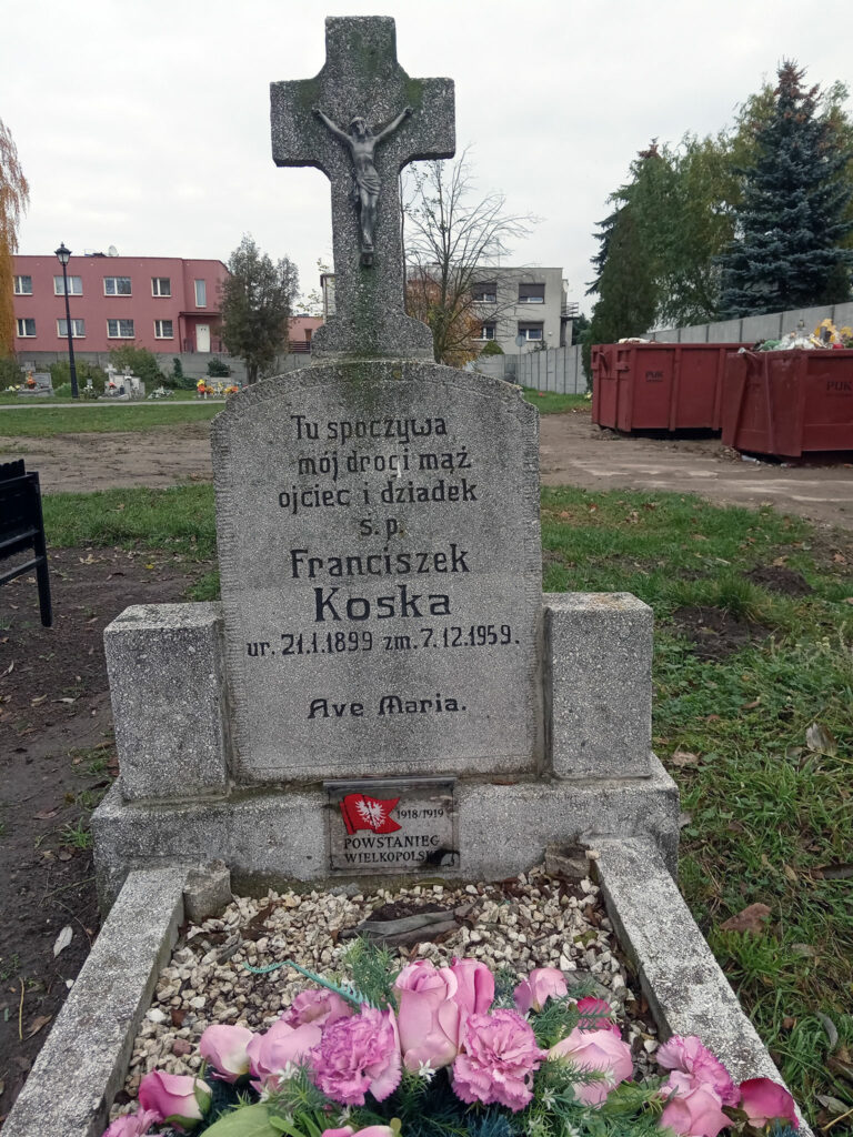 Franciszek Koska - cmentarz parafialny we Wrześni
(zdjęcie udostępnił Remigiusz Maćkowiak)
