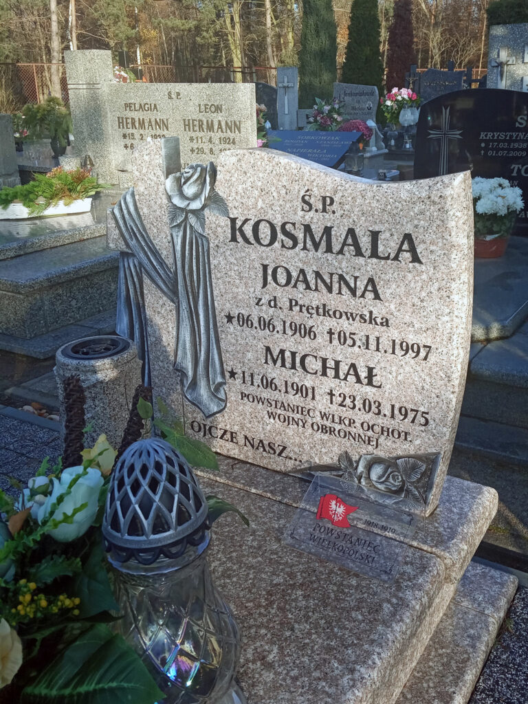 Michał Kosmala - cmentarz komunalny we Wrześni
(zdjęcie udostępnił Remigiusz Maćkowiak)