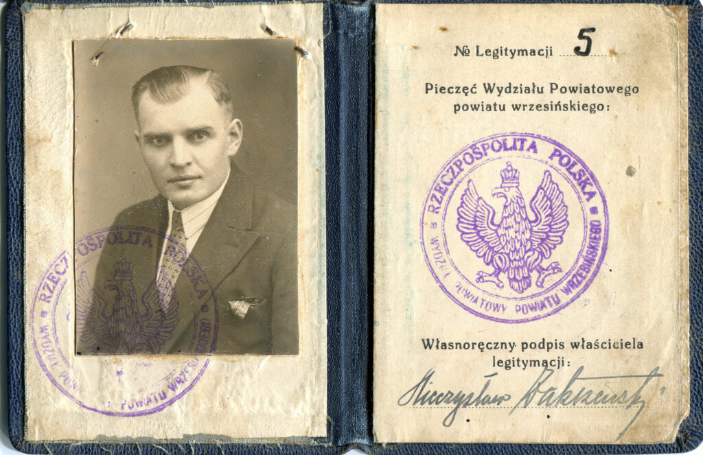 Mieczysław Zakrzewski 
(dokument udostępnił Remigiusz Maćkowiak)