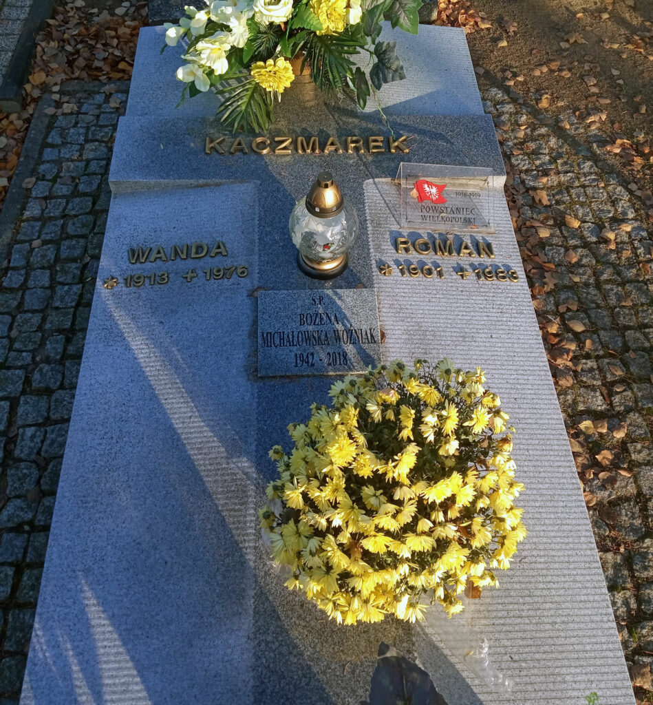 Roman Kaczmarek - cmentarz komunalny we Wrześni
(zdjęcie udostępnił Remigiusz Maćkowiak)
