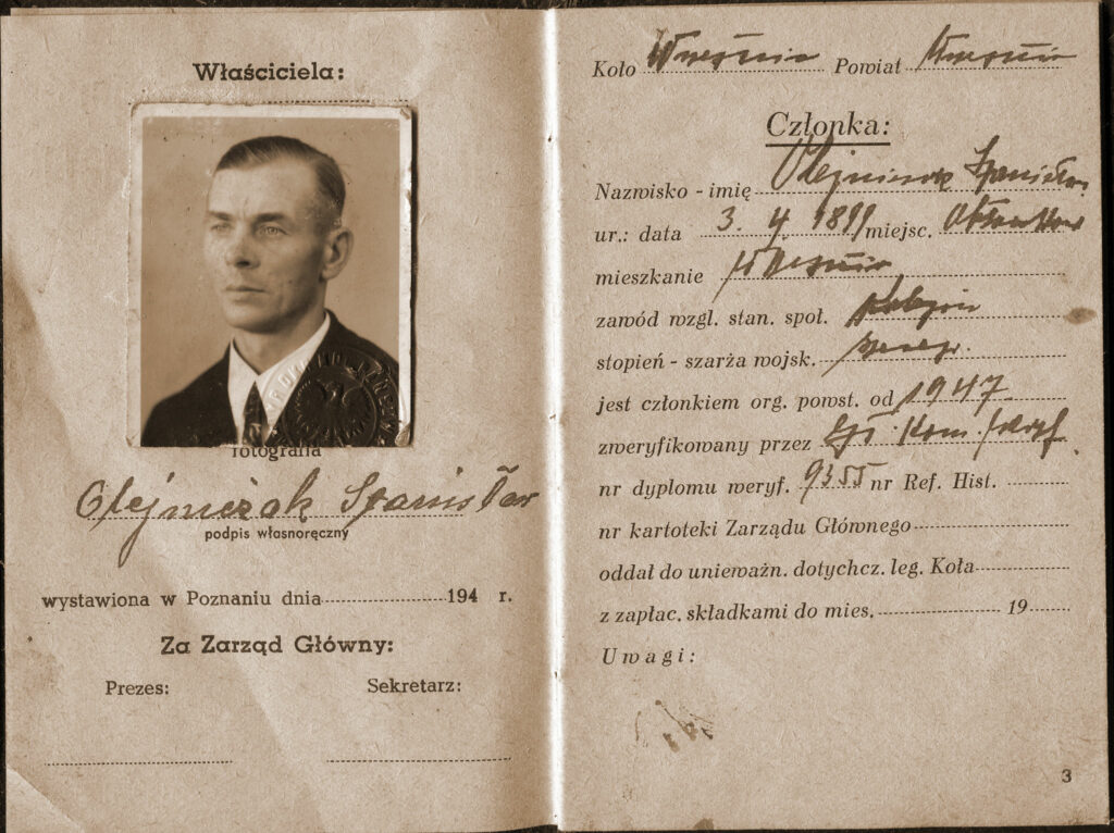 Stanisław Olejniczak
(dokument udostępnił Remigiusz Maćkowiak)