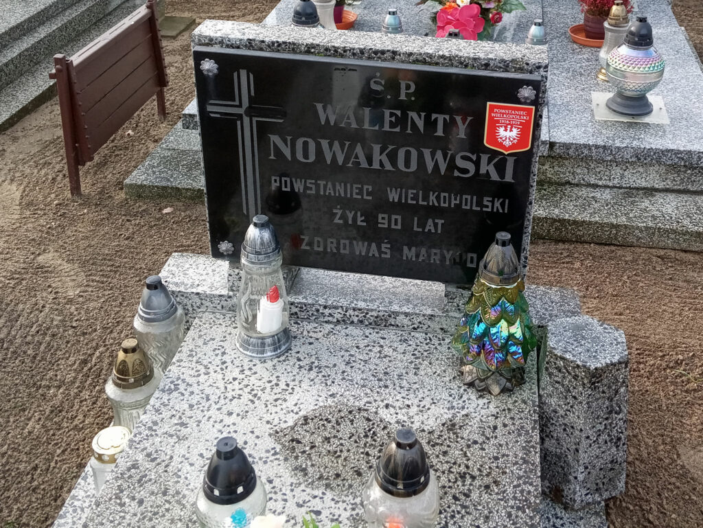 Walenty Nowakowski - cmentarz komunalny we Wrześni
(zdjęcie udostępnił Remigiusz Maćkowiak)