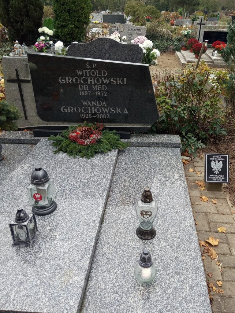 Witold Grochowski - cmentarz junikowski w Poznaniu
(zdjęcie udostępnił Remigiusz Maćkowiak)