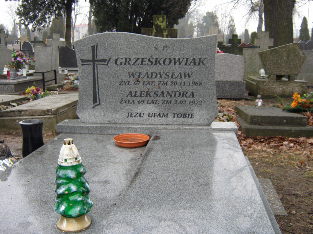Władysław Grześkowiak - cmentarz parafialny we Wrześni
(zdjęcie udostępnił Remigiusz Maćkowiak)