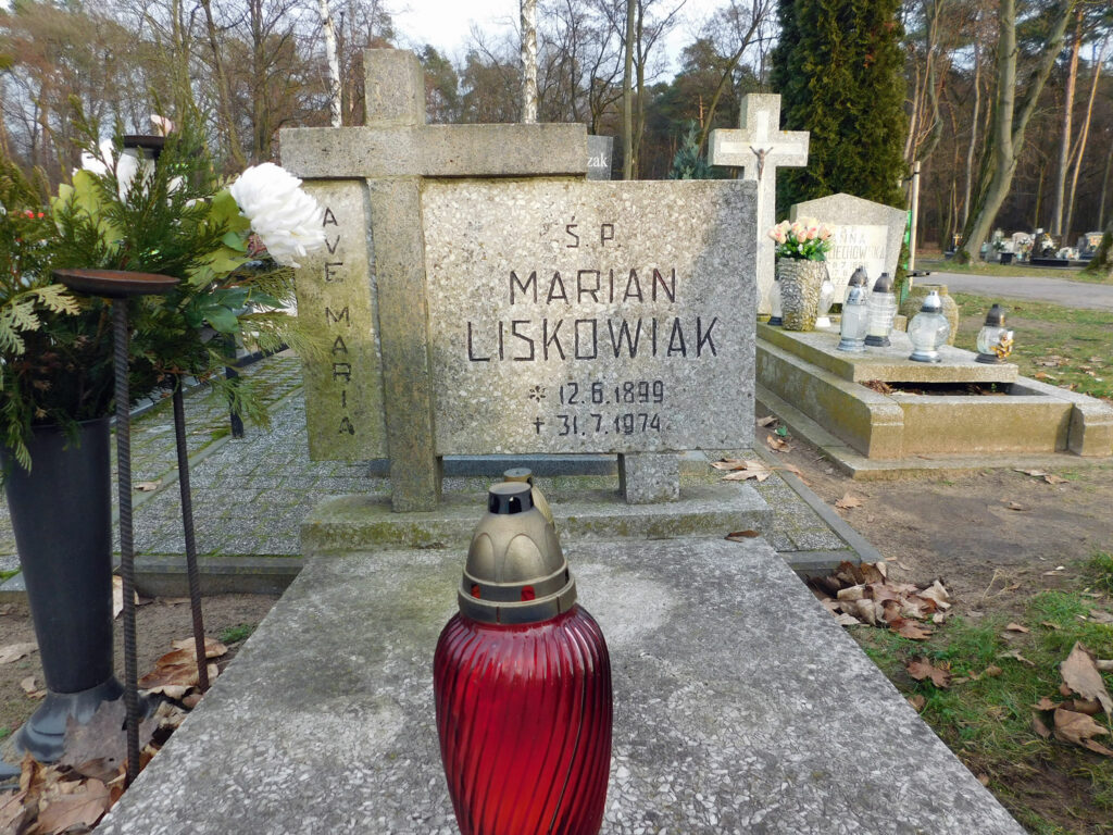 Marian Liskowiak - cmentarz komunalny we Wrześni
(zdjęcie udostępnił Remigiusz Maćkowiak)