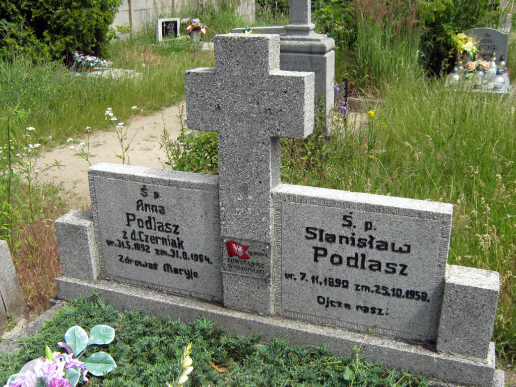 Stanisław Podlasz - cmentarz parafialny we Wrześni
(zdjęcie udostępnił Remigiusz Maćkowiak)