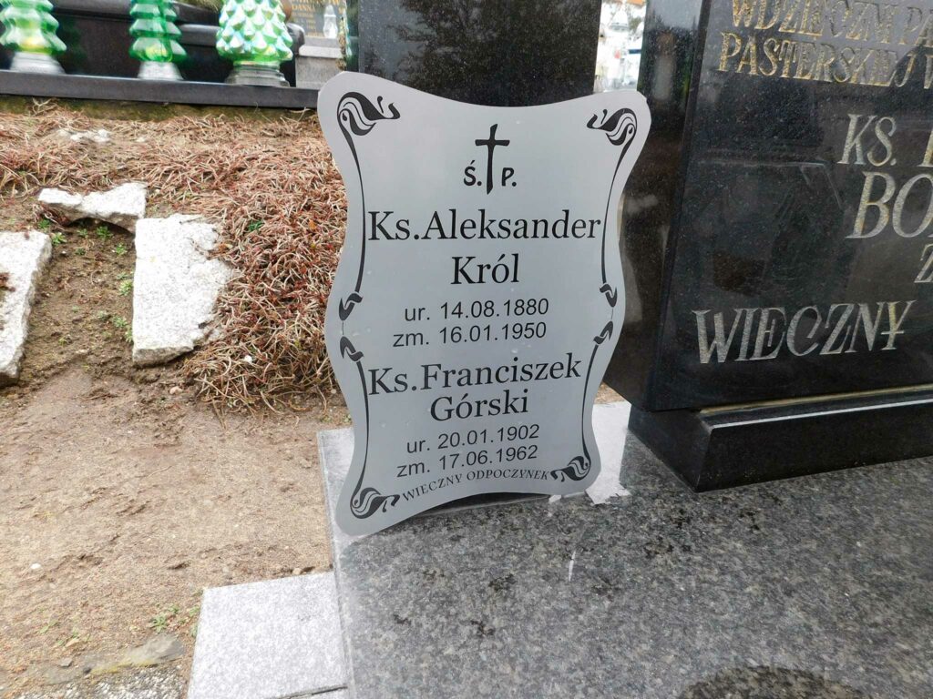 Aleksander Król - cmentarz parafialny w Grabowie Królewskim
(zdjęcie udostępnił Remigiusz Maćkowiak)