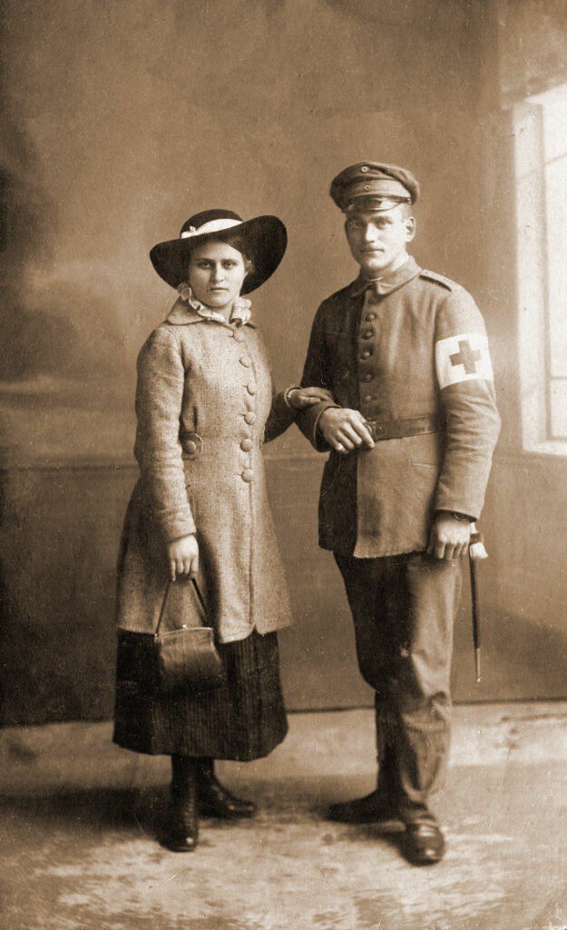 Franciszek Staniszewski z żoną 
(zdjęcie udostępnił Remigiusz Maćkowiak)