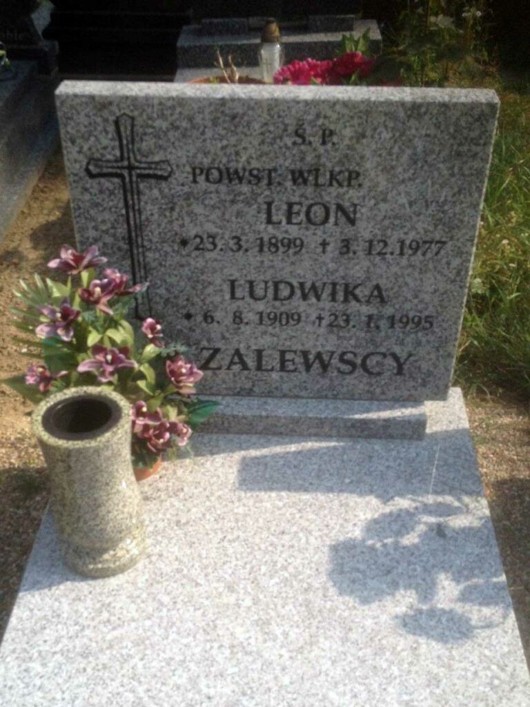 Leon Zalewski - cmentarz parafialny św. Jana Vianneya w Poznaniu na ul. Lutyckiej