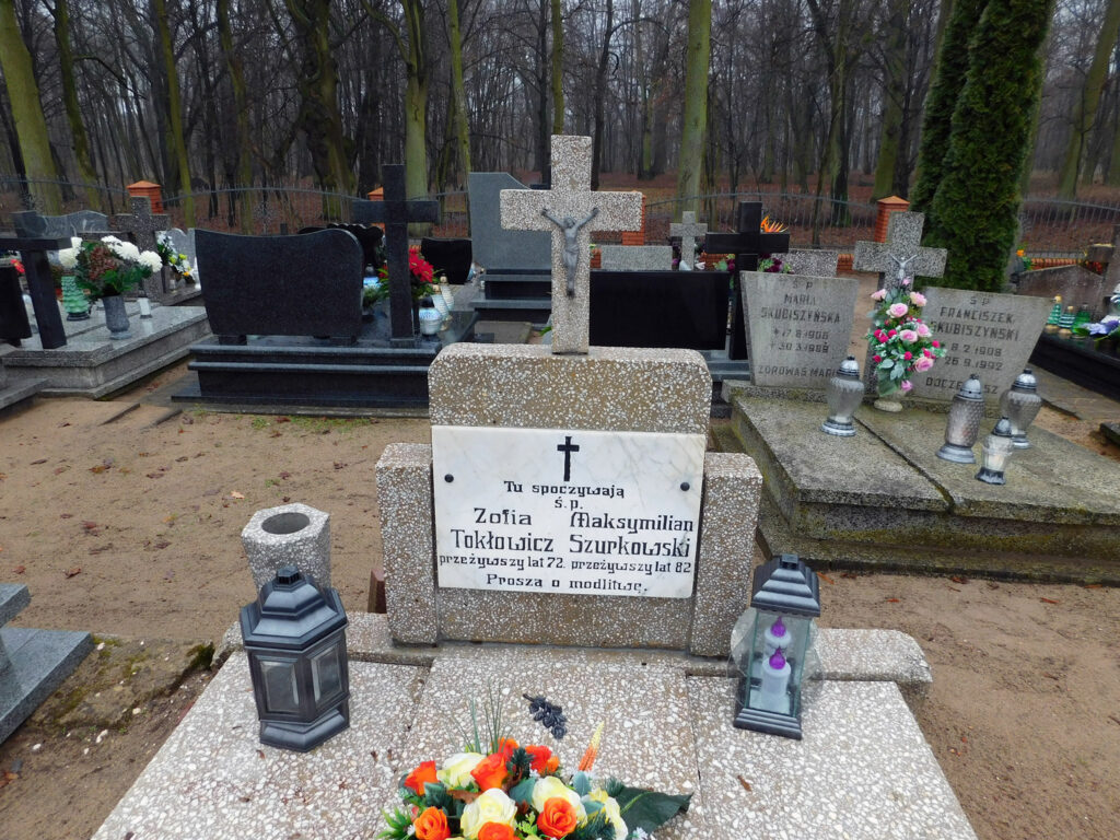 Maksymilian Szurkowski - cmentarz parafialny w Nekli
(zdjęcie udostępnił Remigiusz Maćkowiak)