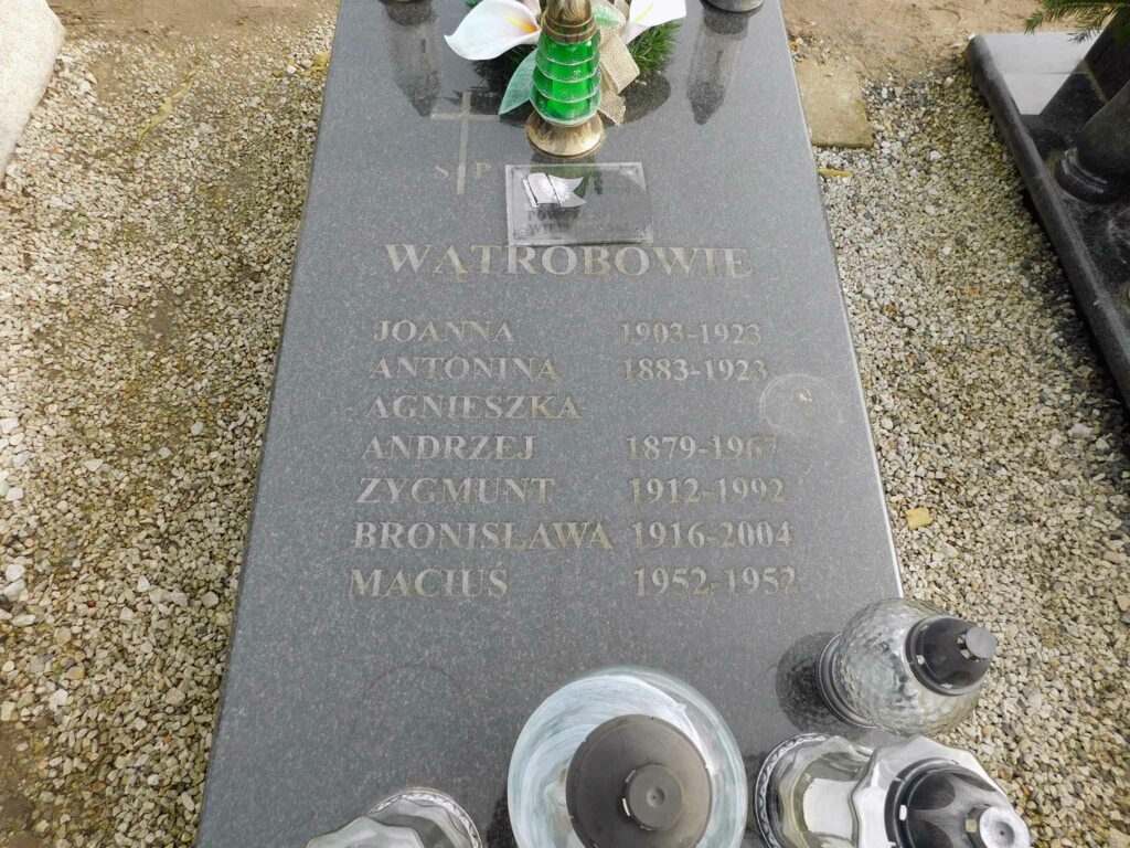 Andrzej Wątroba - cmentarz w Miłosławiu (zdjęcie udostępnił Remigiusz Maćkowiak)