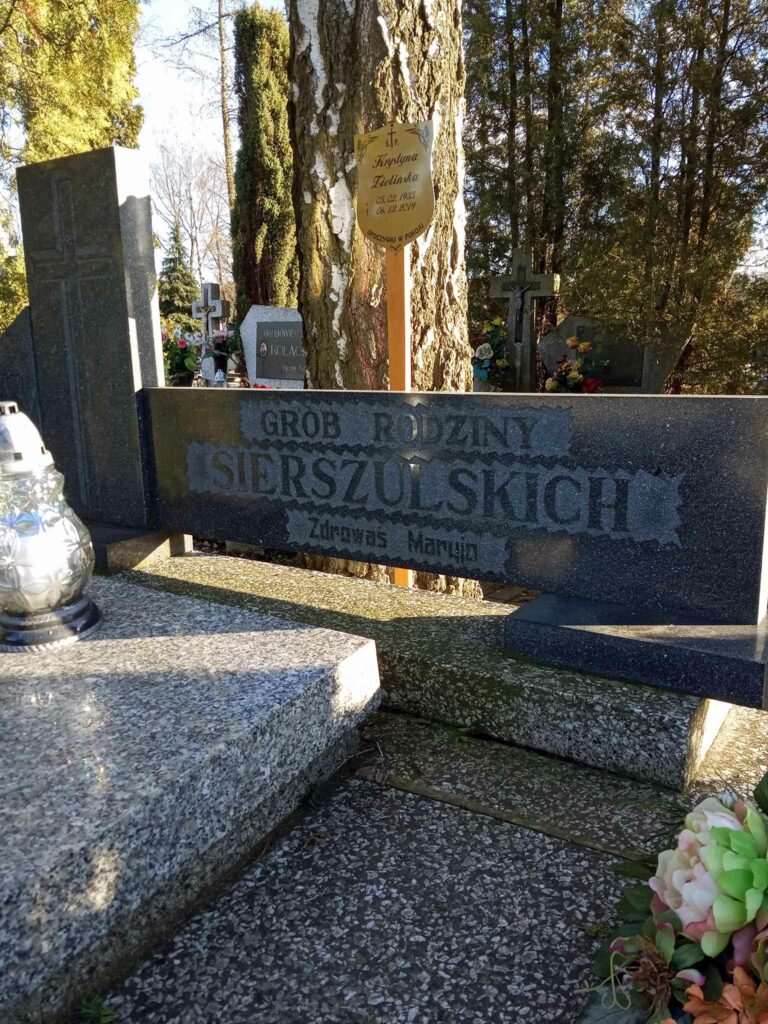 Antoni Sierszulski - cmentarz komunalny we Wrześni (zdjęcie udostępnił Remigiusz Maćkowiak)