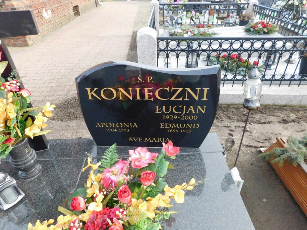 Edmund Konieczny - cmentarz w Miłosławiu (zdjęcie udostępnił Remigiusz Maćkowiak)