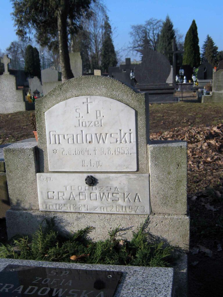 Józef Gradowski - Cmentarz parafialny we Wrześni