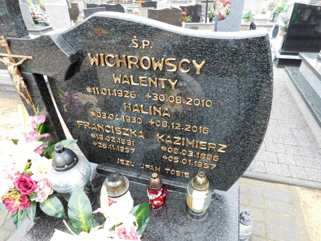 Kazimierz Wichrowski - cmentarz parafialny w Nekli (zdjęcie udostępnił Remigiusz Maćkowiak)