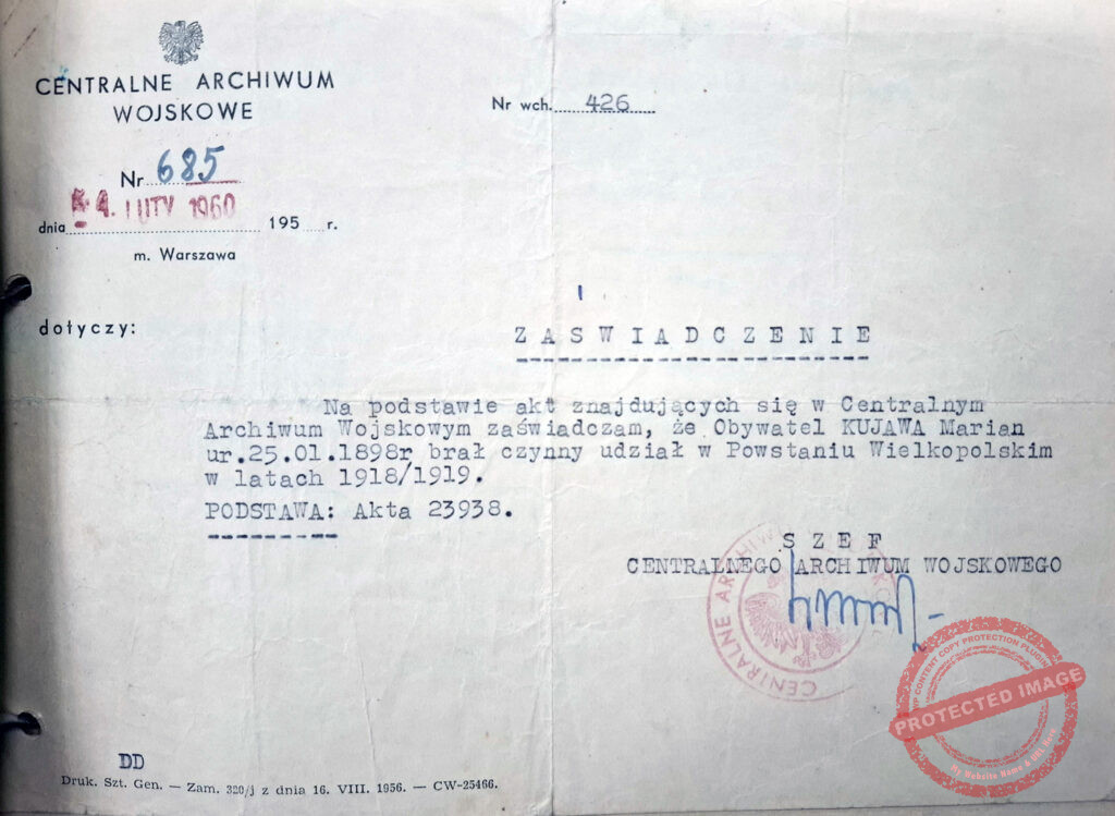 Marian Kujawa (zdjęcie udostępnił Jarosław Dominik Górski)