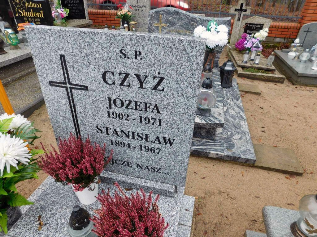 Stanisław Czyż - cmentarz parafialny w Nekli (zdjęcie udostępnił Remigiusz Maćkowiak) 