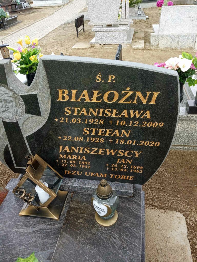 Jan Janiszewski - cmentarz parafialny w Opatówku (zdjęcie udostępnił Remigiusz Maćkowiak)