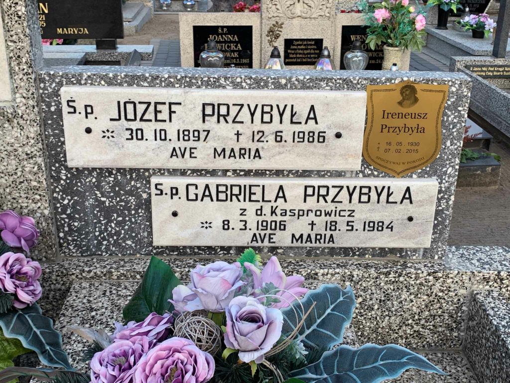 Józef Przybyła - cmentarz parafialny w Kołaczkowie