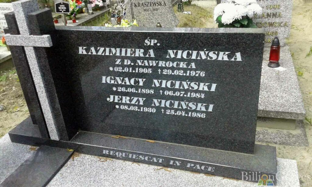 Ignacy Niciński - cmentarz na Miłostowie w Poznaniu