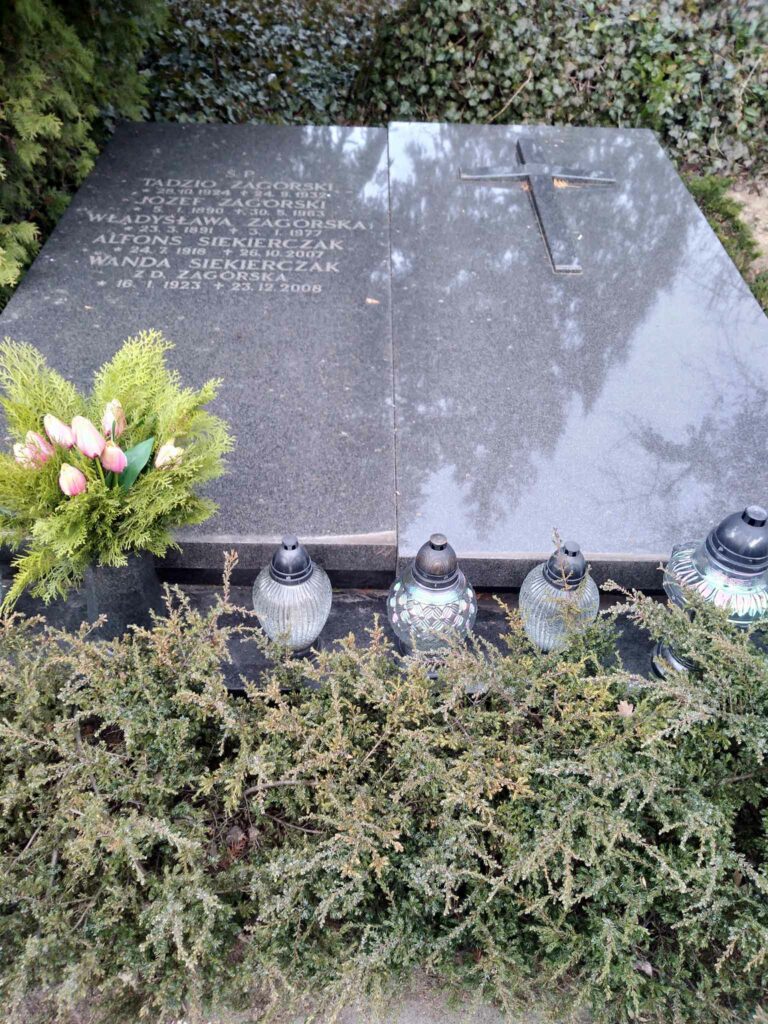 Józef Zagórski - cmentarz junikowski w Poznaniu (zdjęcie udostępnił Rafał Ratajczak)
