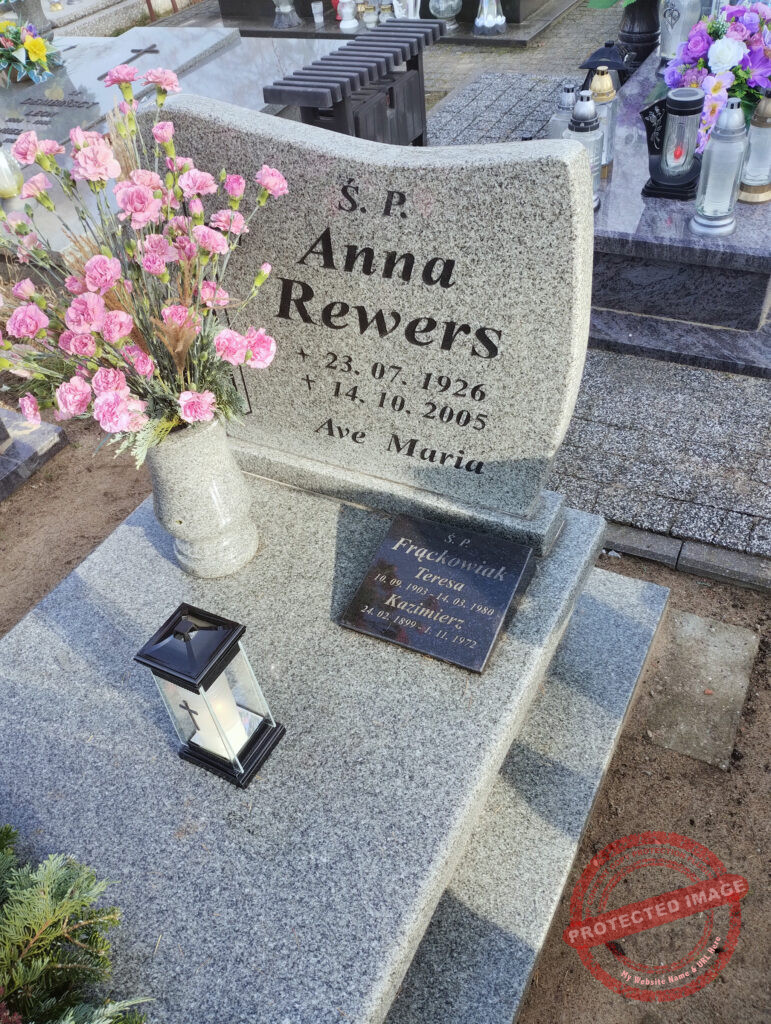 Kazimierz Frąckowiak - cmentarz komunalny we Wrześni (zdjęcie udostępnił Remigiusz Maćkowiak)