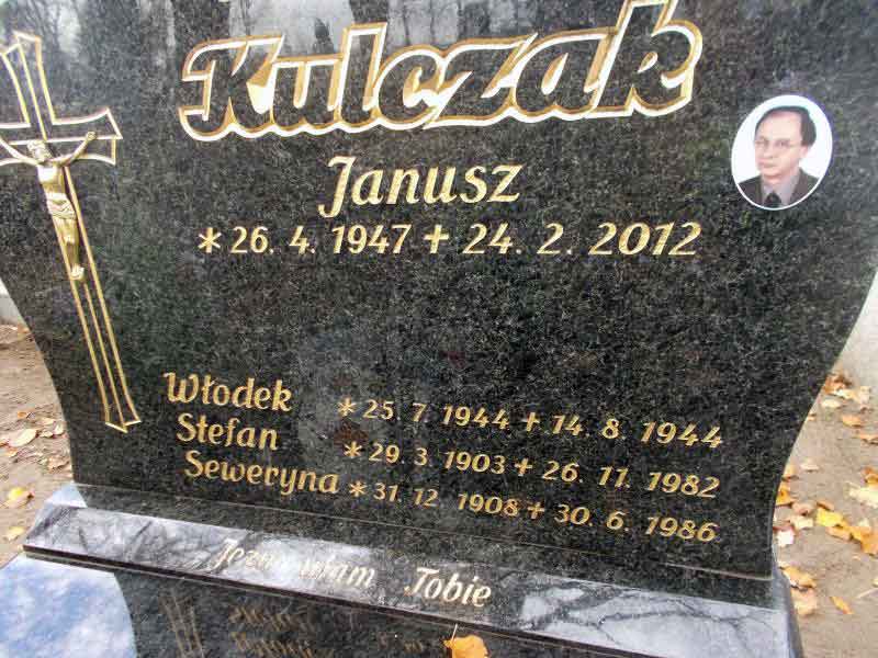 Stefan Kulczak - cmentarz Nowofarny w Wągrowcu