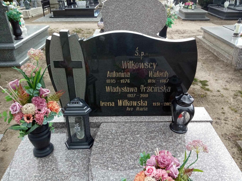 Walenty Witkowski - cmentarz parafialny w Strzałkowie (zdjęcie udostępnił Remigiusz Maćkowiak)
