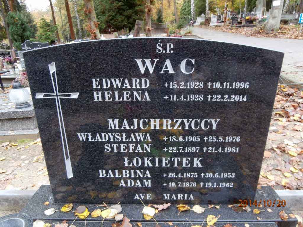 Adam Łokietek -  cmentarz Witomiński w Gdyni