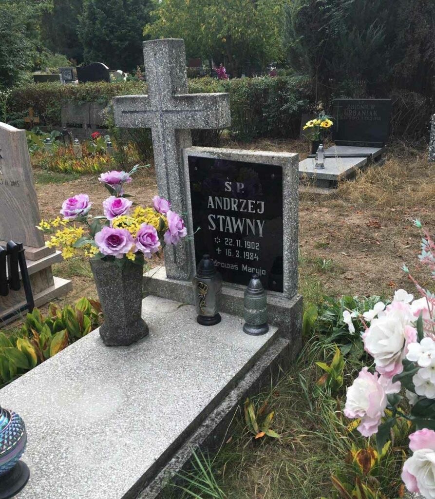 Andrzej Stawny - cmentarz junikowski w Poznaniu