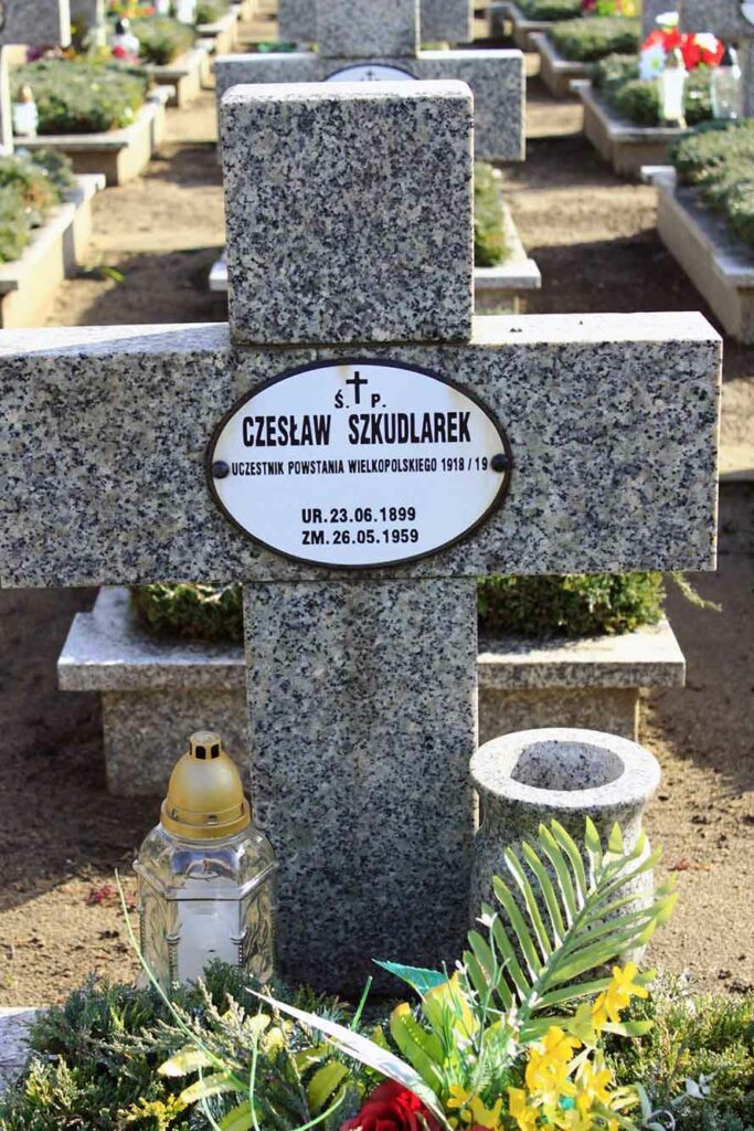 Czesław Szkudlarek - cmentarz w Środzie Wielkopolskiej