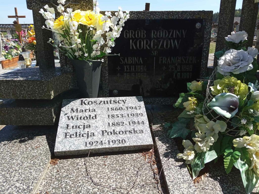 Franciszek Korcz - cmentarz parafialny w Sokolnikach (zdjęcie udostępnił Remigiusz Maćkowiak)