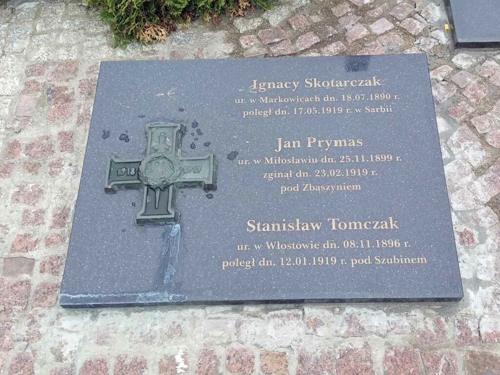 Jan Prymas - cmentarz parafialny w Środzie Wielkopolskiej (zdjęcie udostępnił Remigiusz Maćkowiak)