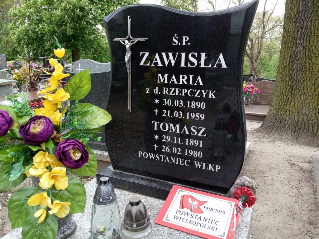 Tomasz Zawisła - cmentarz św. Marcina w Swarzędzu (zdjecie udostępnił Remigiusz Maćkowiak)