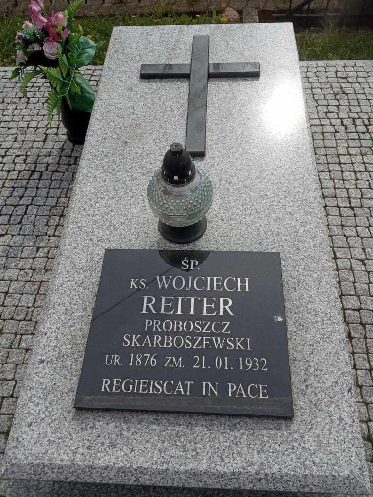 Wojciech Reiter - cmentarz parafialny w Skarboszewie (zdjęcie udostępnił Remigiusz Maćkowiak)