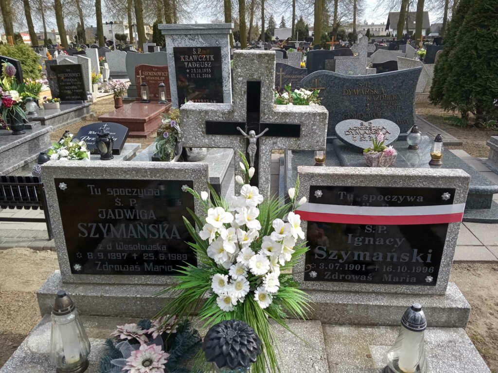 Ignacy Szymański - cmentarz w Kostrzynie (zdjęcie udostępnił Remigiusz Maćkowiak)