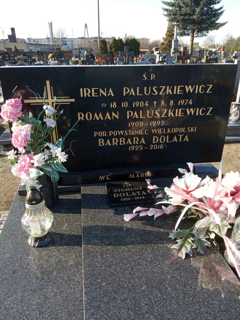 Roman Paluszkiewicz - cmentarz w Miłosławiu (zdjęcie udostępnił Remigiusz Maćkowiak)