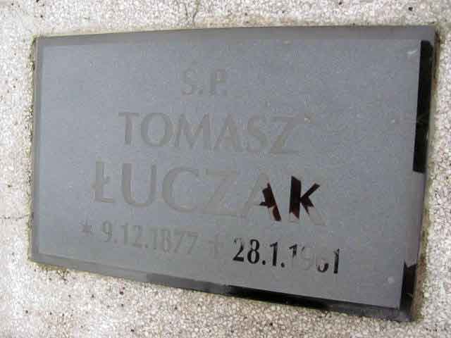 Tomasz Łuczak - cmentarz w Kostrzynie