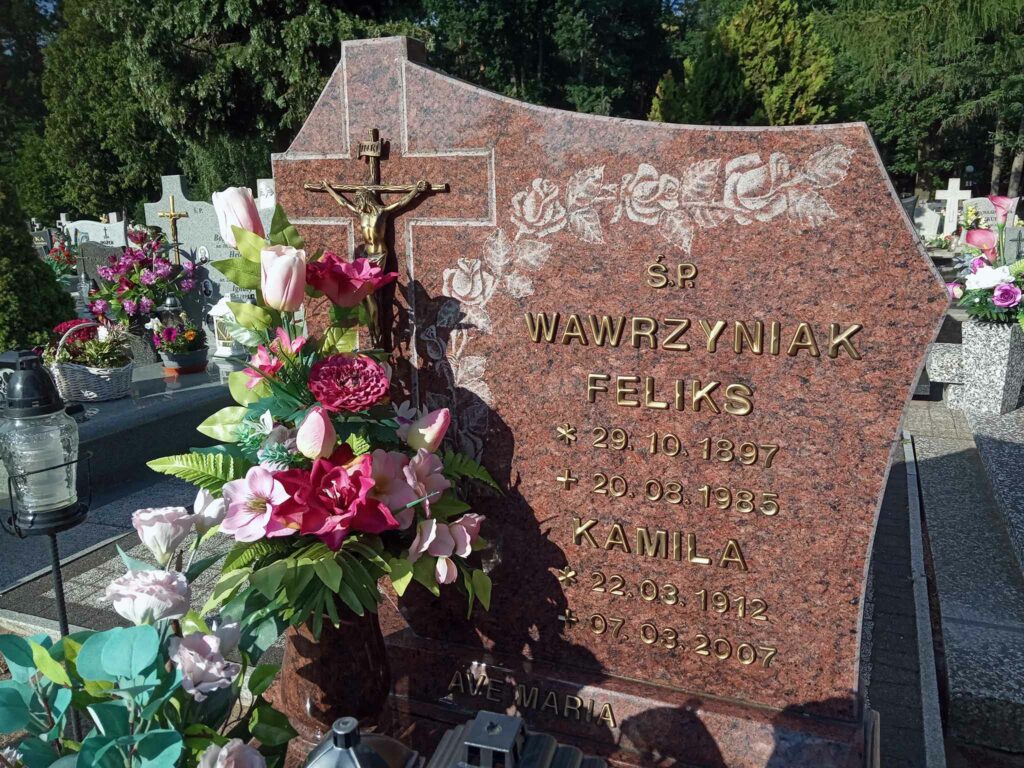 Feliks Wawrzyniak - cmentarz komunalny we Wrześni
(zdjęcie udostępnił Remigiusz Maćkowiak)