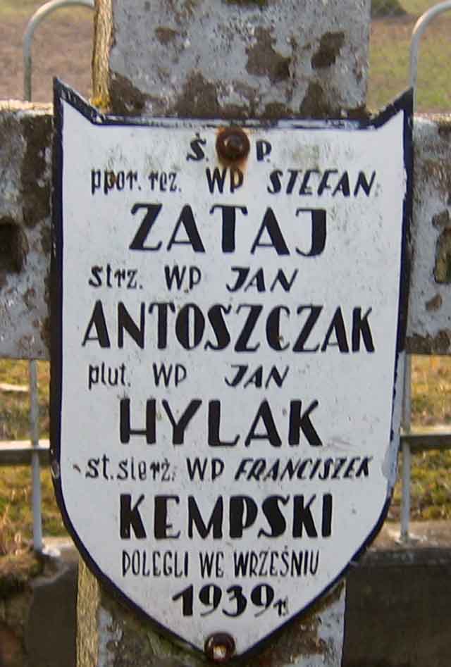 Franciszek Kempski - cmentarz w Juliopolu (gm. Młodzieszyn)
