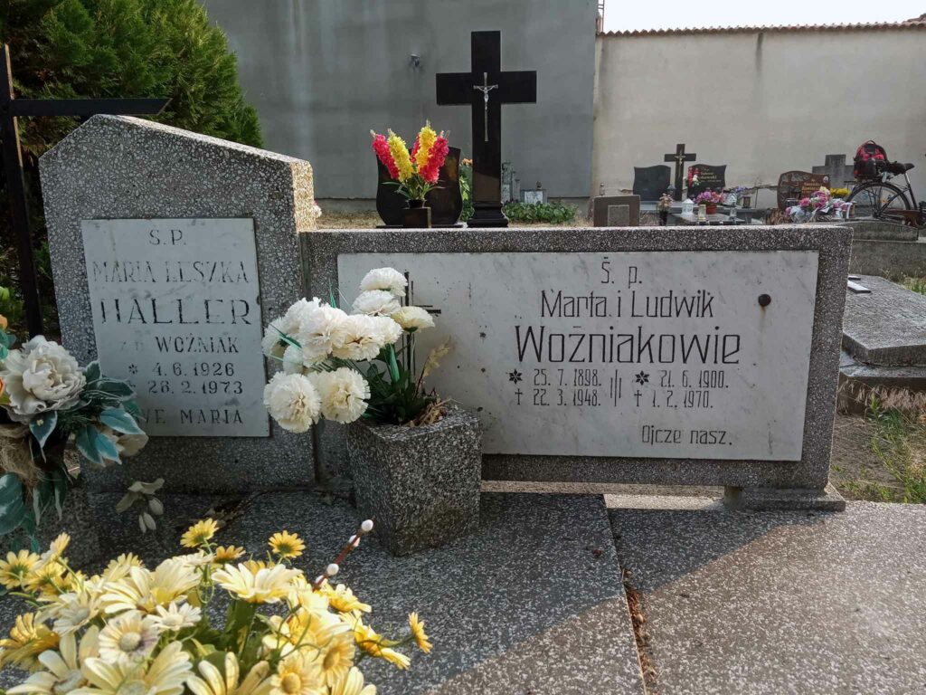 Ludwik Woźniak - cmentarz parafialny we Wrześni (zdjęcie udostępnił Remigiusz Maćkowiak)